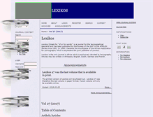 Tablet Screenshot of lexikos.journals.ac.za