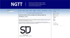 Desktop Screenshot of ngtt.journals.ac.za