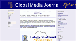 Desktop Screenshot of globalmedia.journals.ac.za